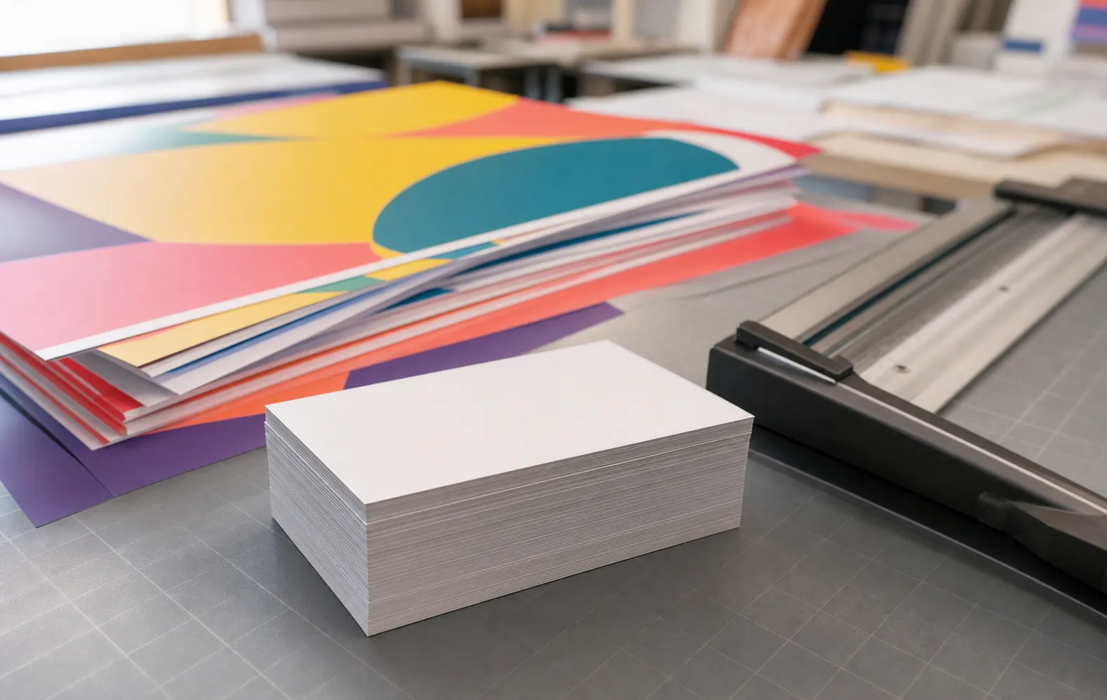 Cartes de visite, flyers et catalogues imprimés