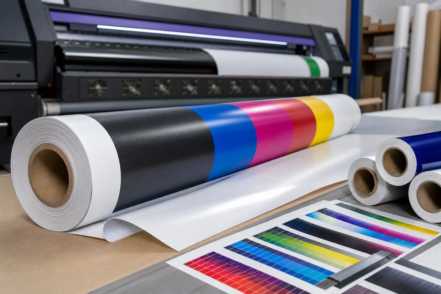 Roll-up, bâches, vinyle et signalétique