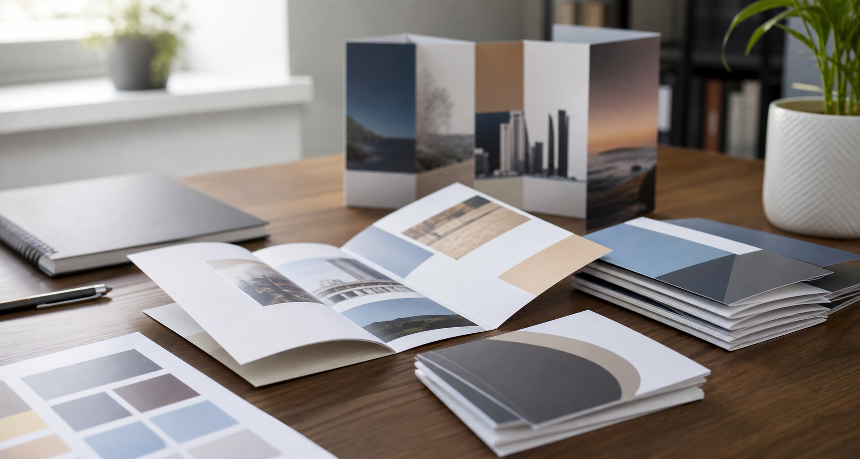 Brochures, dépliants et catalogues imprimés