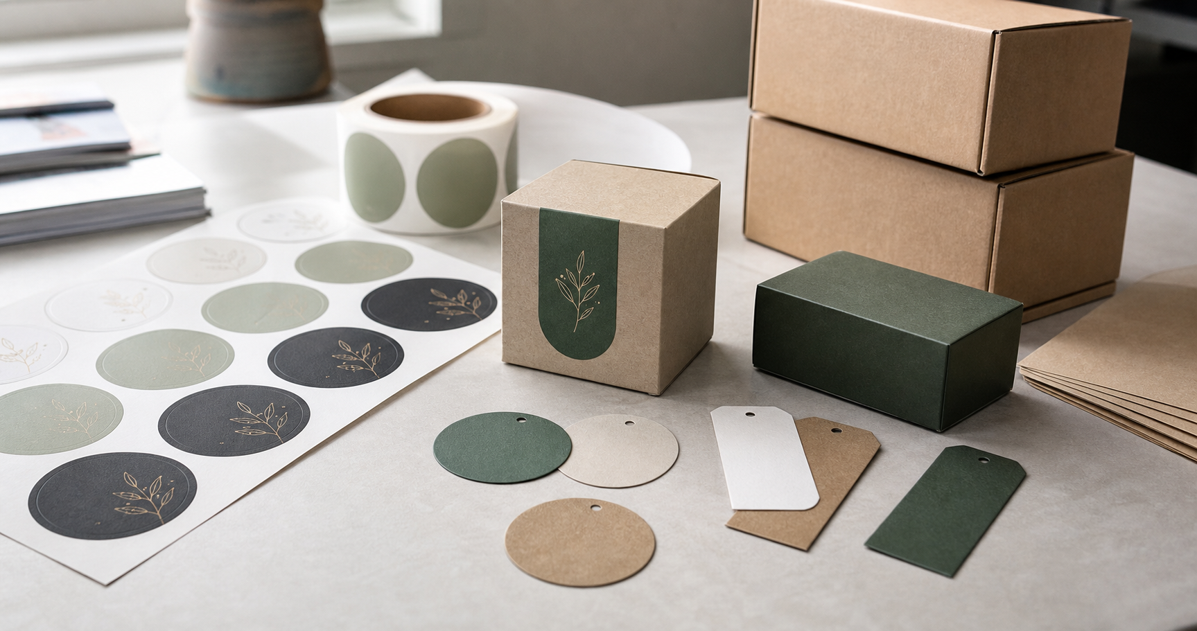 Étiquettes produits et emballages personnalisés