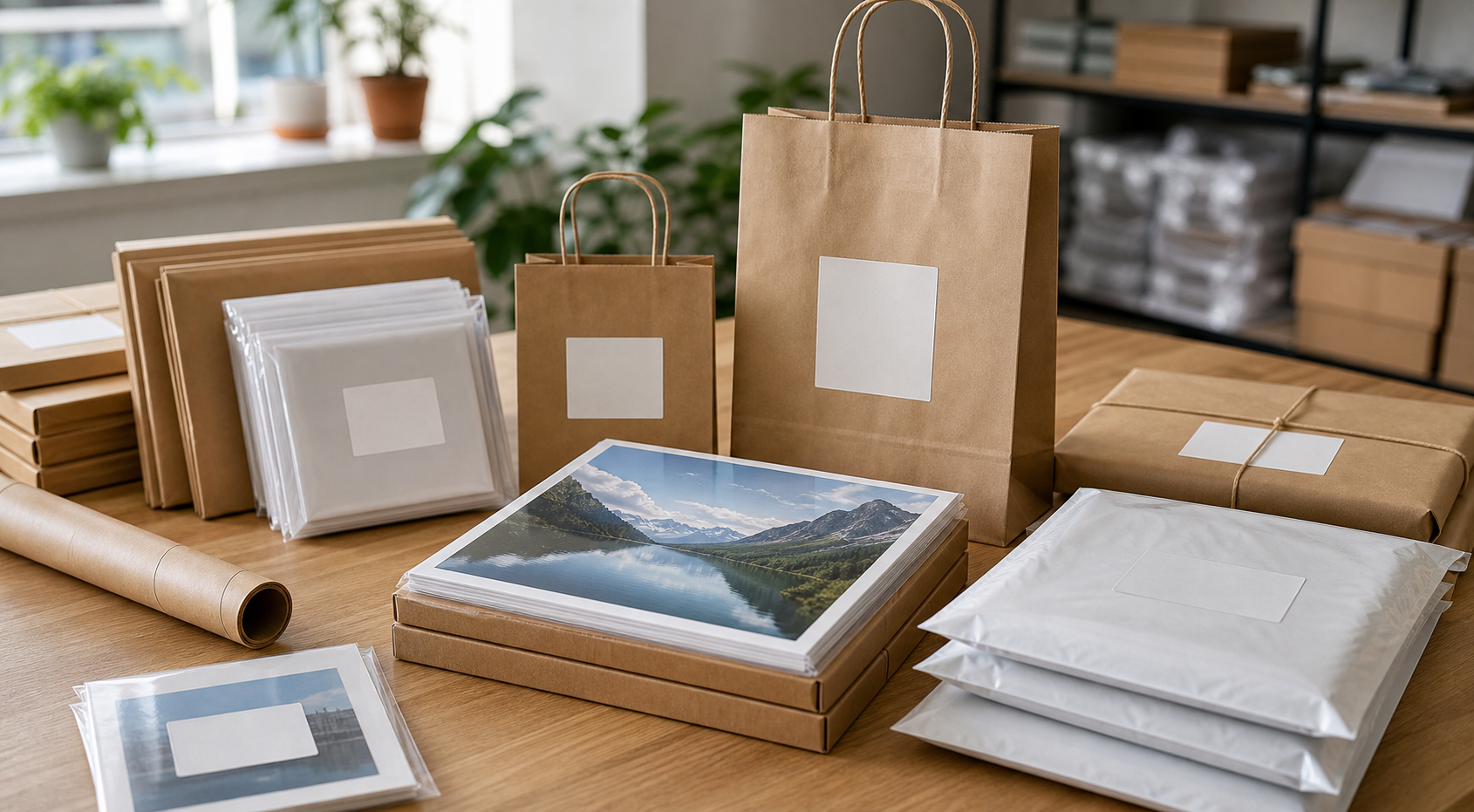 Mockup cartes, flyers et brochures